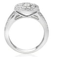 thumbnail image 3 of Lina Jewel 1 Ct Round Cut Simulated Diamond Engagement Ring - Lab Created 14K White Gold Plated Ring - Simple Prong Setting - Wedding & Special Occasion Jewelry, 3 of 3