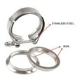 thumbnail image 3 of Baohd Spring Hose Clamp Stainless Good Elasticity V-type Pipe Hoop Blast Pipes Distinctive Workmanship Replacement for General, 3 of 6