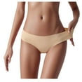 thumbnail image 2 of Breathable Ice Silk Women's Underwear – Solid Color Midwaist Cheeky Panties with Tummy Control, Soft No-Show Eversoft Design, 2 of 4