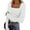 Tops-101White, variant on LEKWK Square Neck Tops for Women Long Sleeve Ribbed Knit Going out Tops Slim Fit Fitted Tops Low Cut Plain Club Date Night outfits