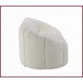 thumbnail image 2 of Osmash White Teddy Sherpa Sofa - 70'' Wide Plush Living Room Sofa with Sturdy Wooden Frame, 2 of 6
