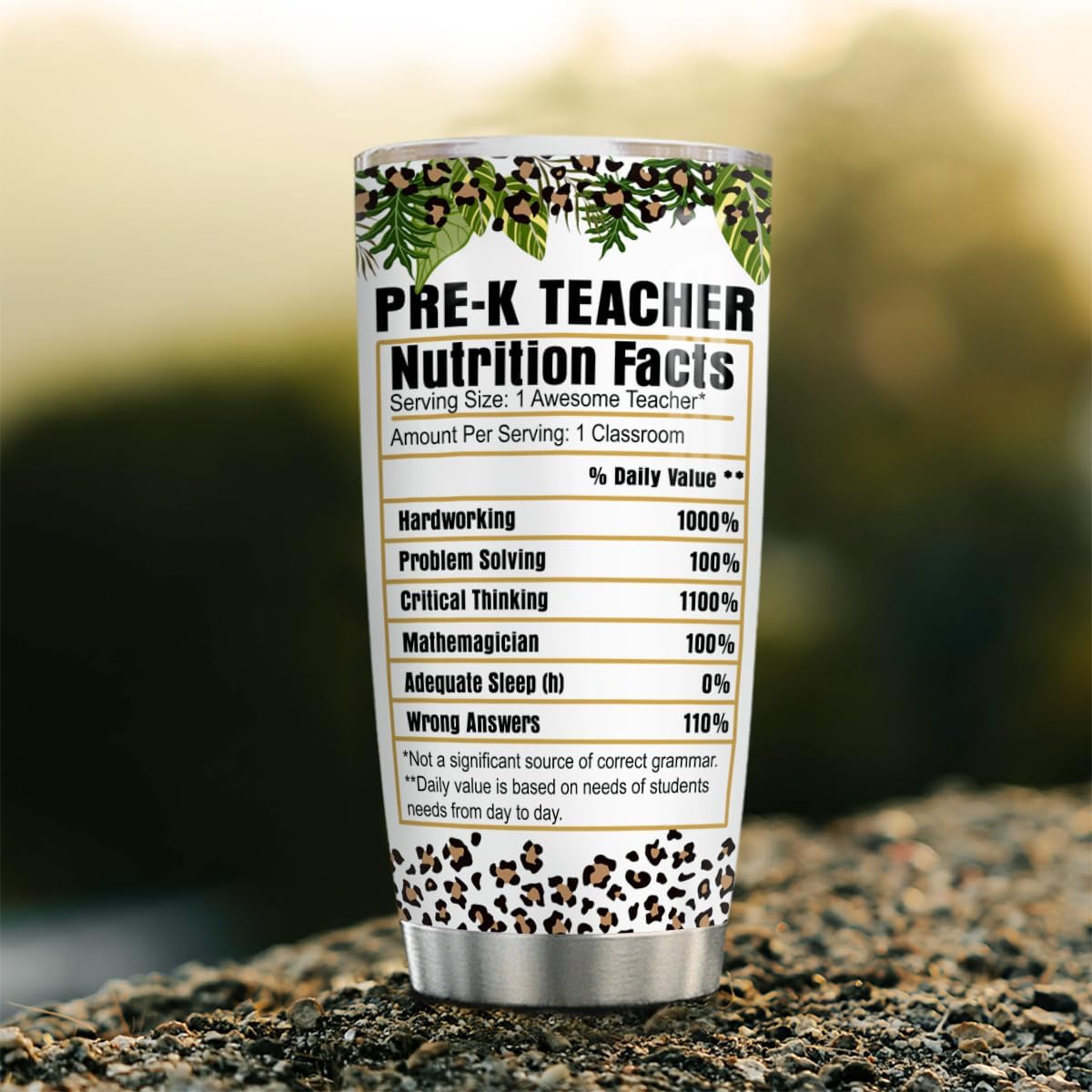 Prek Teacher Tumbler 20 Oz - Classroom Decor, Gifts, Essentials Cups, Must Haves, Appreciation Gifts