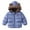 Blue, variant on KYAIGUO Toddler Boys Girls Zipper down Jacket Coat Cute Hooded Warm Puffer Lined down Outerwear Coat for 1-7 Years Old