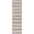 thumbnail image 2 of SAFAVIEH Montauk Darion Striped Cotton Runner Rug, Pink/Multi, 2'3" x 8', 2 of 7