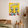 thumbnail image 6 of Cuphead Brother Mugman Canvas Decorative Poster Art Picture Painting Bedroom Painting Decor Dinner Room Living Room Posters Gift Unframe Wall Poster 16"x20", 6 of 7