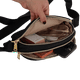 thumbnail image 4 of Bolsa crossbody LuckyLy Moderna Ligera con MÚLTIPLES compartimentos y repelente AL agua Modelo Nubia negro UNITALLA, 4 of 6