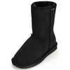 Womens Snow Boots Fashion Flat Casual Winter Warm Snow Ankle Boots Shoes