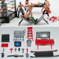 thumbnail image 2 of Wrestler Athlete Wrestling Figure Gladiator Model Set with Fighting Station, 2 of 6