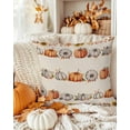 thumbnail image 3 of Fall Throw Pillow Covers&nbsp;20x20 Inch Set of 2 Orange Pumpkin Decorative Pillow Covers Sunflowers Leaves Cushion Cover Pillowcase for Sofa Couch Bed Home Decor, 3 of 9