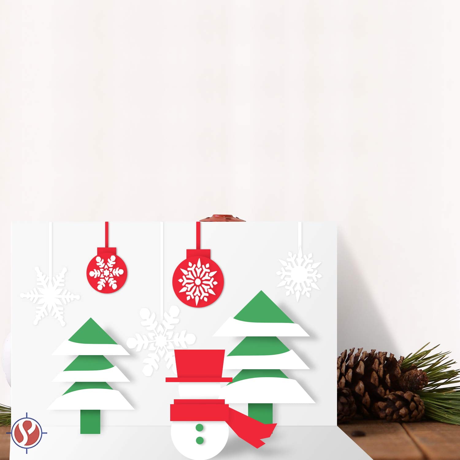Holiday Christmas Colored Card Stock Paper, Red, Green & White 8.5 x 11" Cardstock for Greetings, Gift Tags, Art & Crafts, Invitations & Announcements | 25 Red, 25 Green, 50 White (100 Sheets Total)