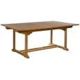 thumbnail image 2 of 9 Piece Rectangular Teak Wood Elzas Outdoor Patio Dining Set With Cushions, A-Grade Teak Wood, 2 of 5