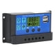 thumbnail image 3 of Controlador de carga solar, controlador de panel solar LCD Salida USB dual Controlador de panel solar Controlador de carga de batería solar Robusto y resistente NikouMX herramienta, 3 of 8