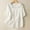 White, variant on Women's Casual Linen T-Shirt Button up Lapel Collar Shirt Summer Ruffled Half Sleeve Loose Tops,Pink,L