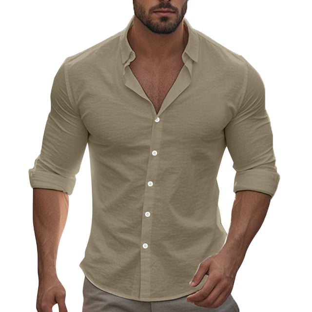 Camisa informal de manga corta de color liso para hombre con hebilla: corte holgado, poliéster ligero, botones, conjunto de pantalones cortos de playa - S-XXXL