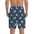 thumbnail image 6 of KLL Funny Sharks for Men's 1-Pack Shorts,Sleep Pajama Shorts for Men Soft Pj Shorts Men's Pajama Bottoms Sleepwear -X-Large, 6 of 7