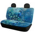 thumbnail image 2 of Pzuqiu Peacock Car Seat Covers Interior Auto Decor Front and Rear Seat Cover Set, Automotive Interior Protection Easy to Install Compatible with Cars Truck Sedans, 2 of 10