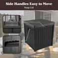 thumbnail image 4 of Pure Garden 50-Gal Outdoor Storage Box - Waterproof Patio Deck Box, Black, 4 of 8