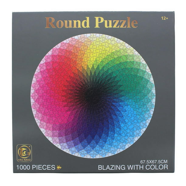 Diplomat Creed Reverberation Blazing With Color 1000 Piece Round Jigsaw Puzzle - Walmart.com