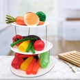 thumbnail image 2 of Hinati Clearance Sale Promotion Space Efficient Cake Stand 3 Tier Folding Snack Rack White Baking Pans Sets Nonstick,Dishwasher Safe for Oven,Bakeware Rectangular Cake Pan, 2 of 8