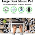 thumbnail image 2 of Gaming Mats XXL Keyboard and Mouse Pad - Extra Large Desk Mat for Men With Non-Slip Rubber Base 35.4 X 15.7 for Game Office, Animal Leopard Print, 2 of 7