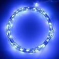 thumbnail image 4 of Lámpara Cadena de luces solares Lámpara de hadas de alambre de cobre resistente al agua (azul blanco 100LED) Ndcxsfigh Nuevos Originales, 4 of 9