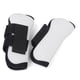 thumbnail image 1 of Botas de pierna de caballo de 2 piezas, botas de tendón de frontal abierto para caballos Pony - Absorbe los impactos y transpira Blanco Soledad Botas de tendón para caballos, 1 of 10