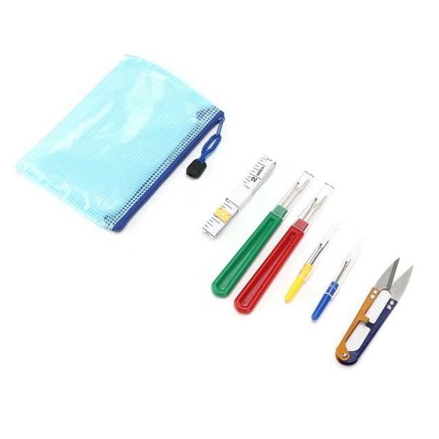 Sewing Kit, Ripper Includes Plastic Protective Caps Household Sewing Seam Ripper Tool Portable with Scissors Seam Ripper for Sewing for Thread Remove