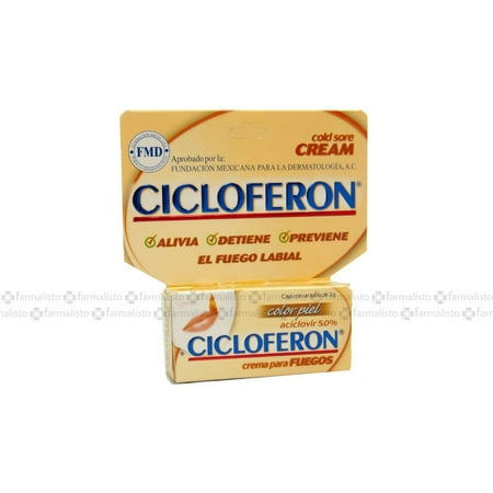 Cold Sore Cream (skin color) Cicloferon XTream Para Fuegos 2g. color