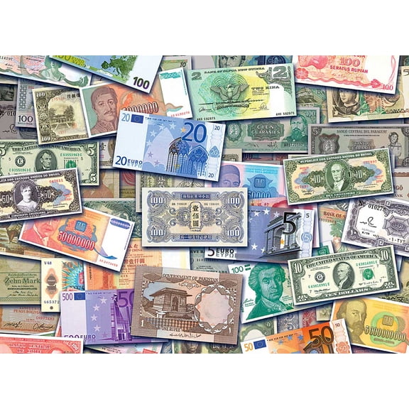 Currency Notes, a 500-piece Puzzle by Tomax Puzzles