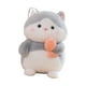thumbnail image 4 of Lindo gato de peluche de juguete, animal de peluche, decoración para dormitorio, sofá, adornos de peluche suave Gris, 4 of 9