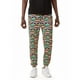 thumbnail image 1 of Puntoco Pantalones holgados con bolsillos y cordón de gran tamaño con estampado para hombre, 1 of 6