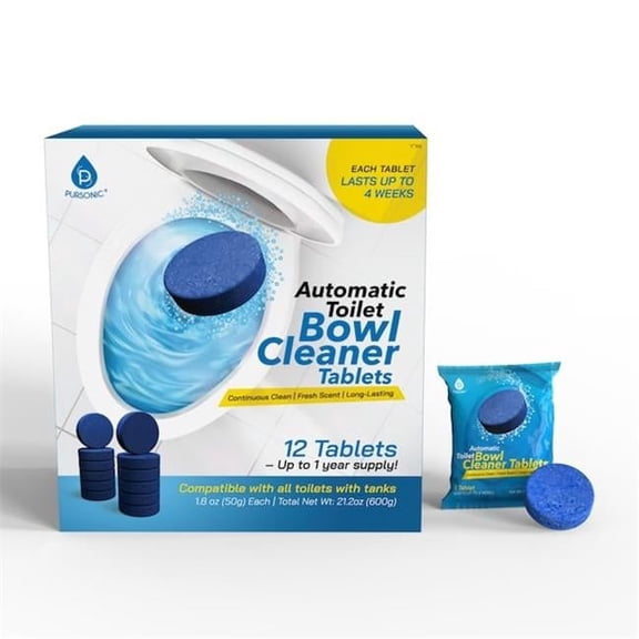 Pursonic TBC12 Automatic Toilet Bowl Cleaner Tablets - Pack of 12