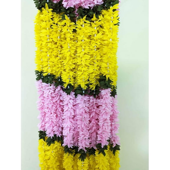 Swadeshi Desire's Garland Toran Wall Hanging for Door Entrance Home Decoration Backdrop Pooja Gift Bandarwal 4 Pieces 5 Feet