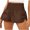 Solid Color, variant on Tumotour Yoga Shorts For Women Half Shorts Solid Color Casual Pants Elastic High Waist Thin Hot ts Running Workout Gym Shorts