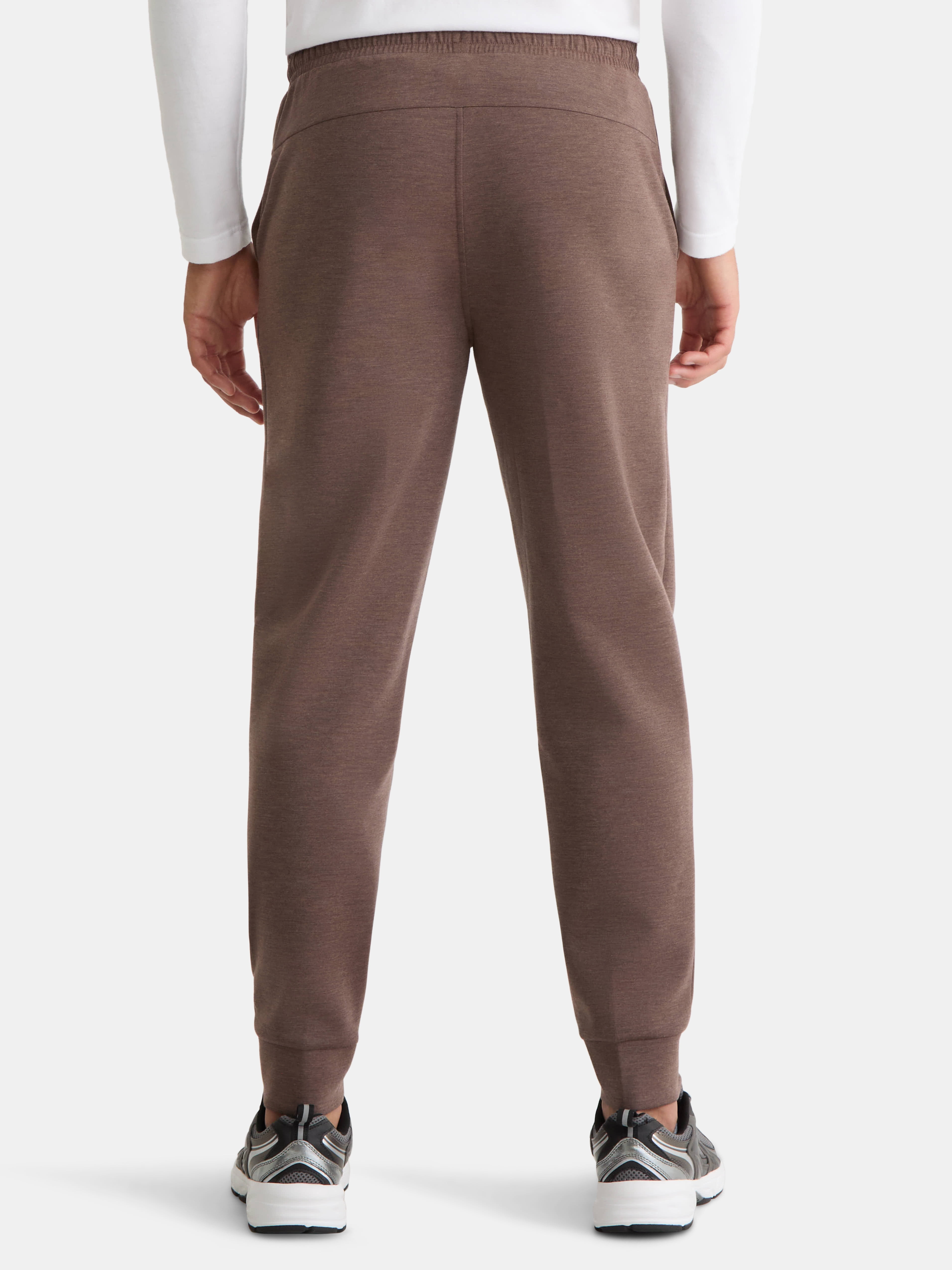 Athletic Works Men's and Big Men's Fusion Double Knit Joggers Pants, Sizes S-5XL