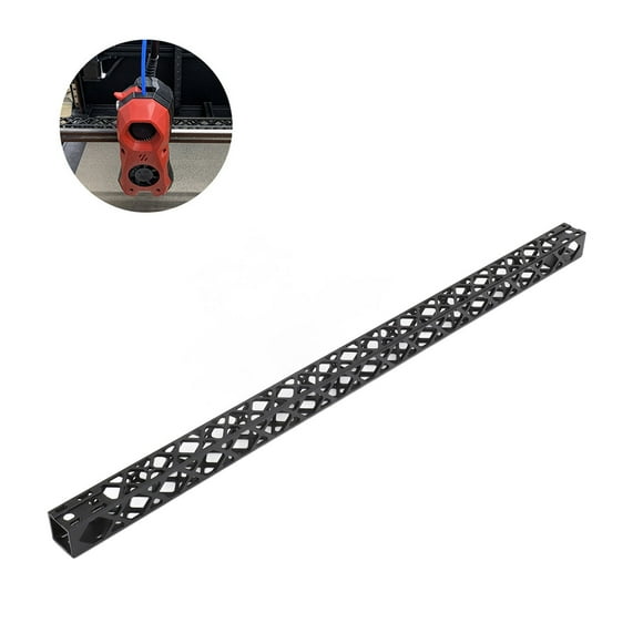 3D Printer Gantry, CNC Machining Black Aluminum Alloy Hollow Gantry for