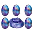 thumbnail image 1 of Anditoy Paquete De 5 Huevos De Limo, Juguetes Para Aliviar El Estrés, Huevos De Pascua Para Niños, Niñas, Cestas De Pascua, Regalos, Regalos De Fiesta (Azul+Púrpura+Oro), 1 of 6