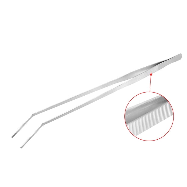 Unique Bargains Aquarium Straight Curved Tweezers Set 19 Inch
