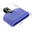 thumbnail image 4 of SASABAXI Percussion Block Latin Drum Blue Cowbell for Music Performance 1Set, 4 of 5