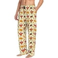 thumbnail image 6 of Sigee Thanksgiving Turkeys print Men's Pajama Pants Lounge Sleep Bottoms with Elastic Waistband and Pockets-XX-Large, 6 of 6