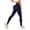 Navy, variant on KHONTS Women's Tummy Control High Waisted Leggings Body Workout Yoga Pants Compression Running Seamless Tights Red XL