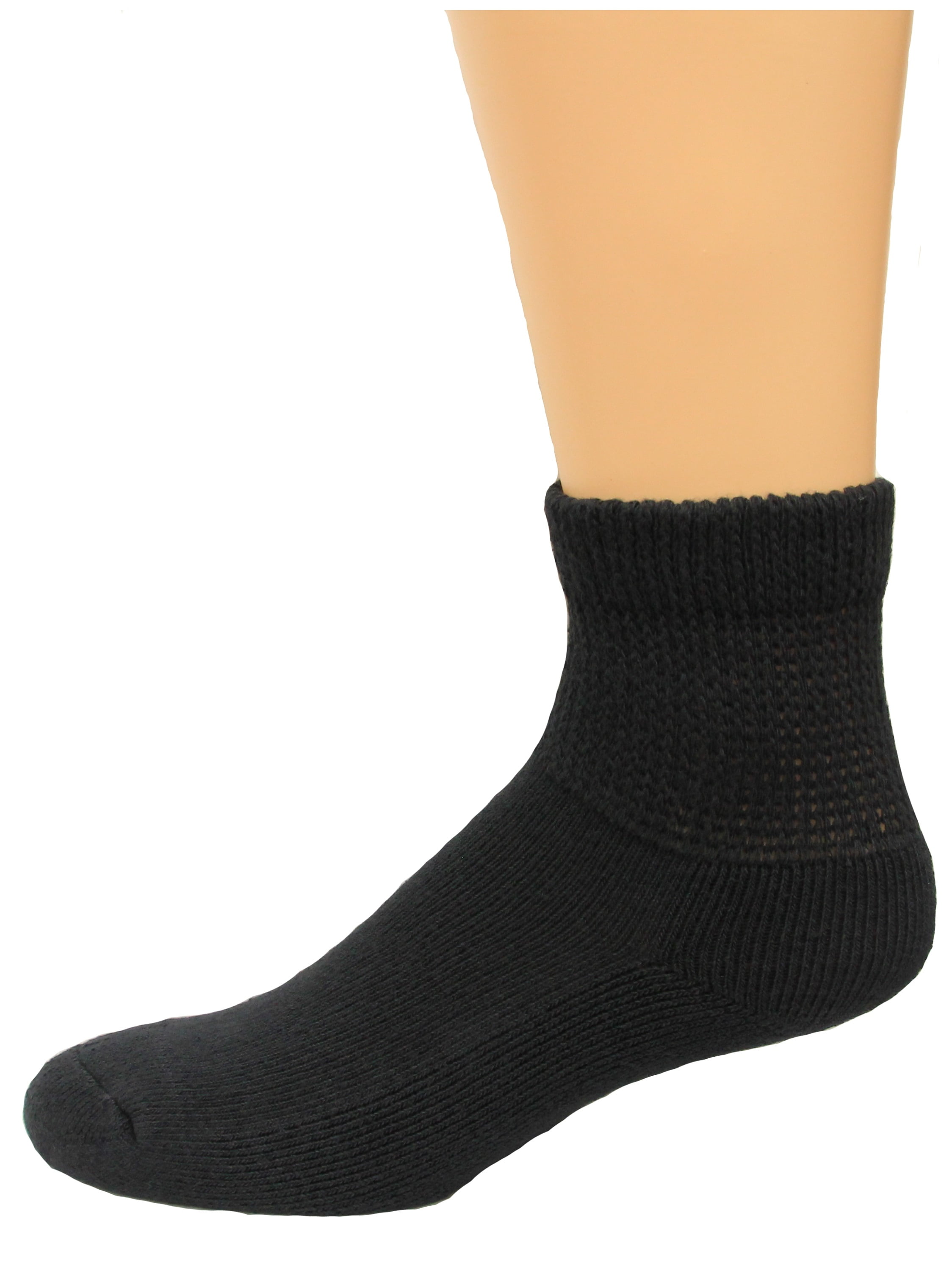 Carolina Ultimate Men's Cotton Quarter Socks - Full Cushion, 3 Pair Pack, X-Large