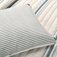 thumbnail image 4 of Lush Decor Farmhouse 460 Thread Count Striped 3 Piece Quilt Sets, Full/Queen With Quilt, Pillow Shams, 4 of 9