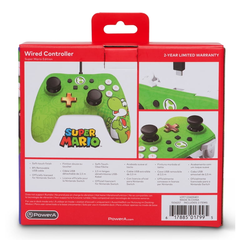 PowerA Wired Remote Controller for Nintendo Switch - Yoshi Special