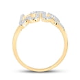 thumbnail image 3 of 10K Yellow Gold Womens Round Diamond Love Fashion Ring 1/5 Cttw, Womens Size: 5-10, 3 of 4