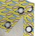 thumbnail image 4 of Ambesonne Surfboard Grommet Curtain, Summertime Hobby, 50" x 108", Yellow Pink Blue, 4 of 6
