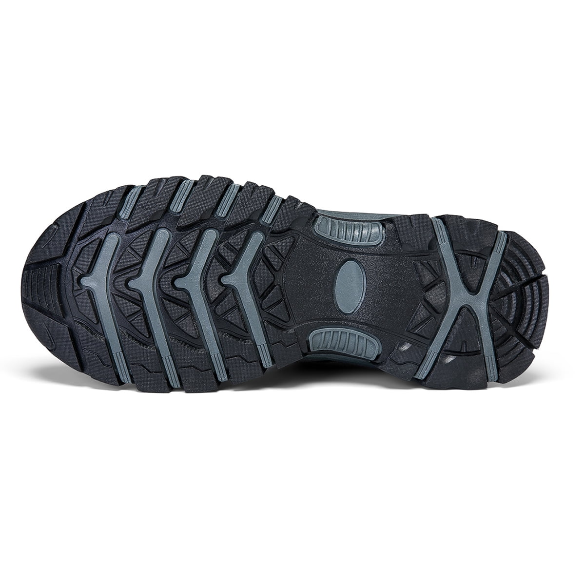 CZV Women's Outdoor Hiking Shoes, Non-Slip Comfortable Work Shoes, Breathable Lightweight Sneakers for Hiking, Camping, Fishing, Casual.Gray