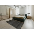 thumbnail image 5 of Ahgly Company Machine Washable Indoor Round Abstract Sandstone Brown Area Rugs, 4' Round, 5 of 7