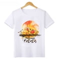thumbnail image 5 of Camiseta de algodón para niños de Disney, HAKUNA MATATA, Rey León, estampado lindo de Simba, ropa para niñas, camiseta para bebés, ropa divertida para niños, 5 of 5