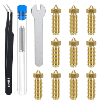 3D Printer Nozzle Cleaning Kit - 50 Stainless Steel Needles In 0.2mm To 0.4mm Sizes
